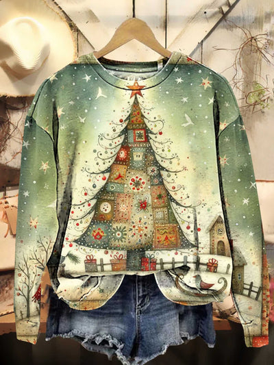 Christmas Tree Casual Sweatshirt