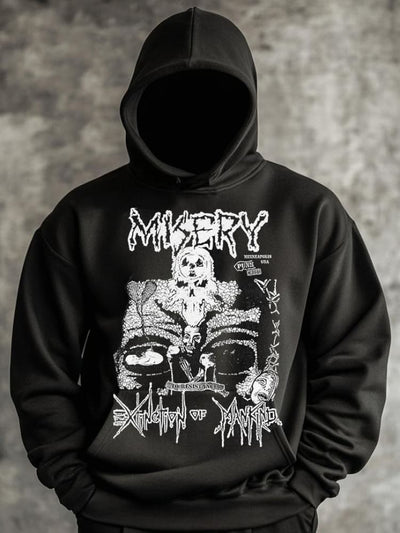 Gothic Dark Print Unisex Classic Hoodie