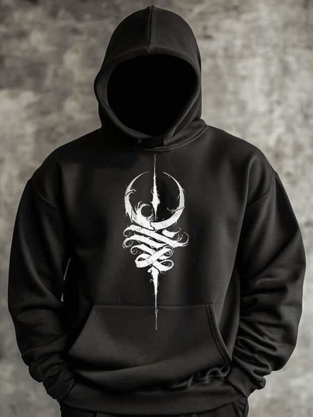 Gothic Dark Print Unisex Classic Hoodie