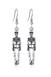 Halloween Skull Skeleton Earrings