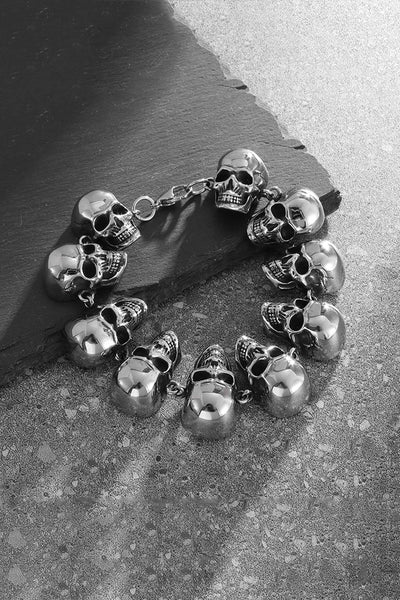 Vintage Personalized Skull Bracelet