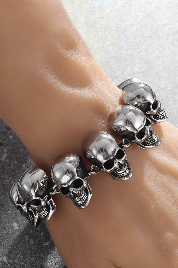 Vintage Personalized Skull Bracelet