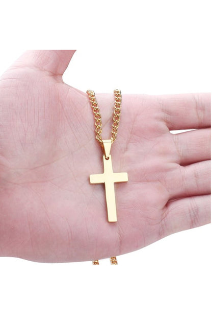 Simple Cross Necklace Pendant Jewelry