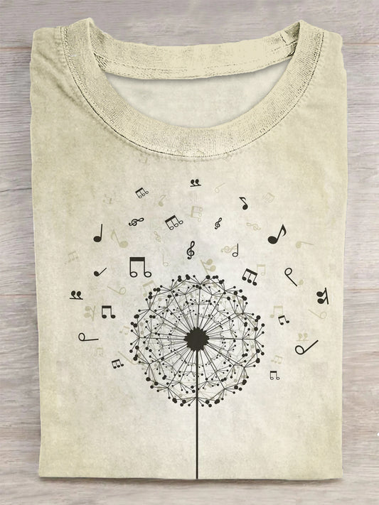 Unisex Funny Printed Vintage Fashion Loose Short Sleeve T-Shirt