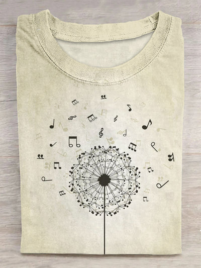Unisex Funny Printed Vintage Fashion Loose Short Sleeve T-Shirt