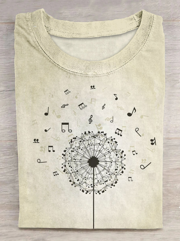 Unisex Funny Printed Vintage Fashion Loose Short Sleeve T-Shirt