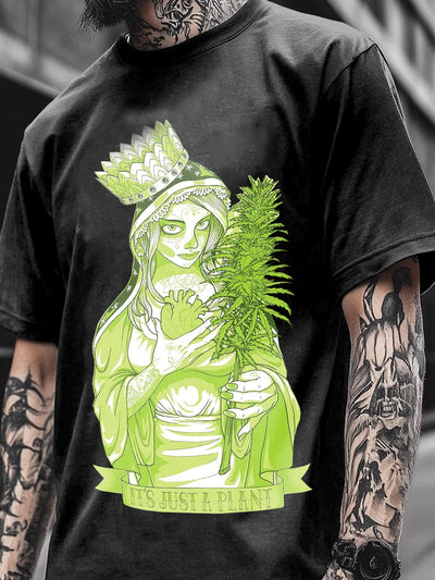 Fashion Skull Demon Totem Casual T-shirt
