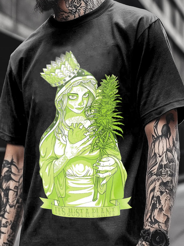 Fashion Skull Demon Totem Casual T-shirt