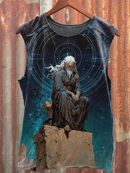 Men's Casual Printed Tank Top