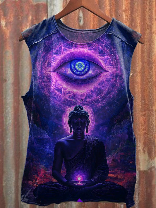 Men's Casual Religion Printed Tank Top