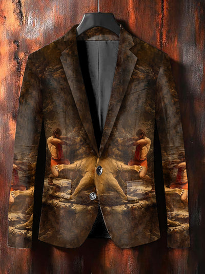 Vintage Colosseum Art Print Blazer