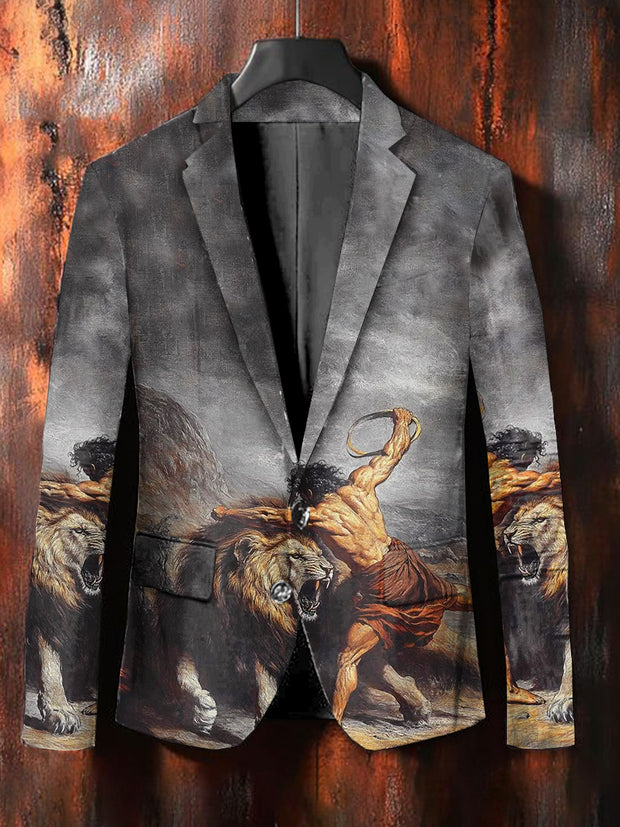 Vintage Colosseum Art Print Blazer