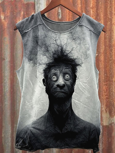 Men's Casual Printed Tank Top