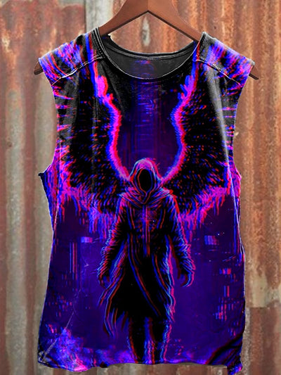 Men's Casual Psychedelic Printed Tank Top