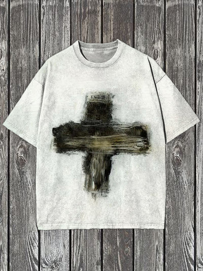 Vintage Ash Wednesday Art Illustration Casual T-shirt