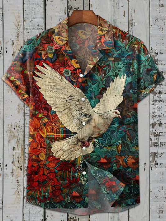 Vintage Gorgeous Holy Spirit Art Print Casual Shirt