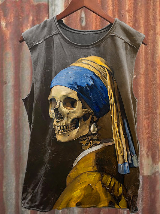 Men's Casual Funny Printed Tank Top