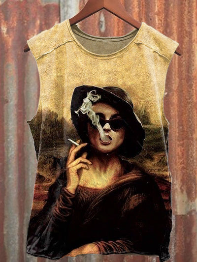 Men's Casual Funny Printed Tank Top