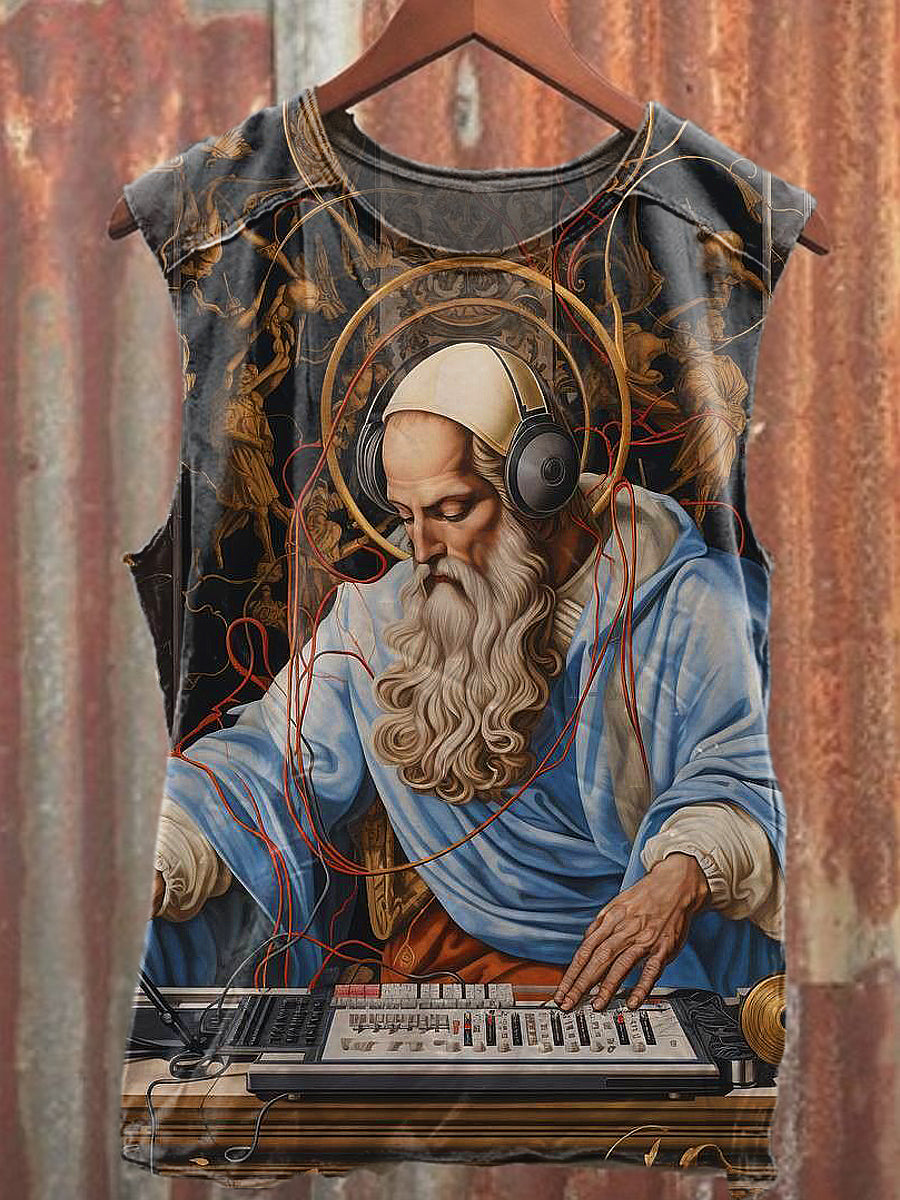 Men's Casual Printed Tank Top