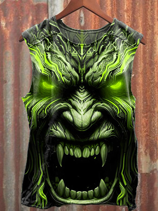 Men's Casual Printed Tank Top