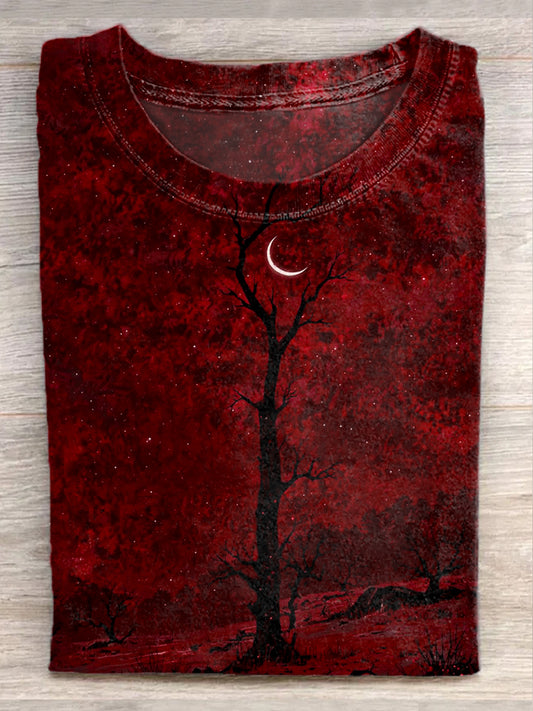 Gorgeous Landscape Art Print Casual Short Sleeve T-Shirt