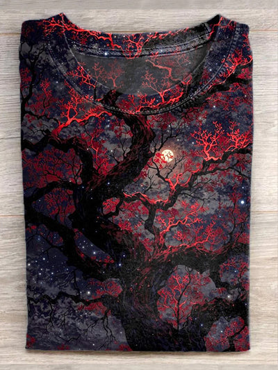 Gorgeous Landscape Art Print Casual Short Sleeve T-Shirt