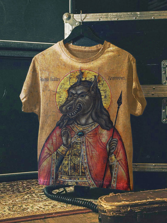 Vintage Kobold Art Print Casual Cotton T-Shirt