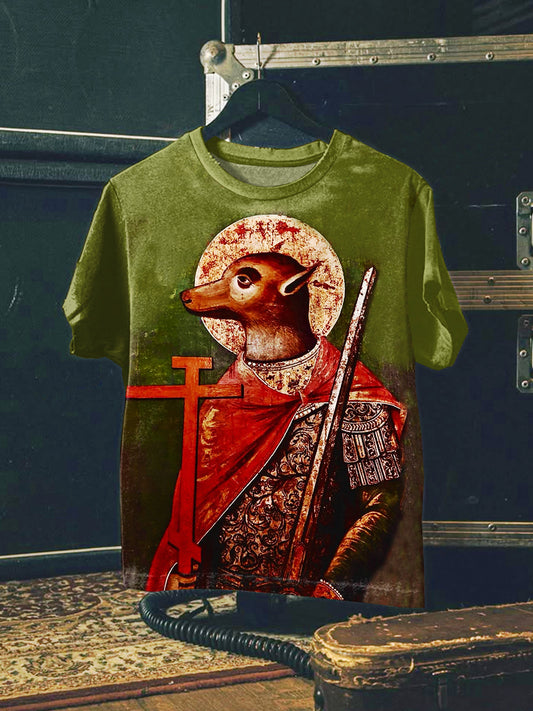 Vintage Kobold Art Print Casual Cotton T-Shirt