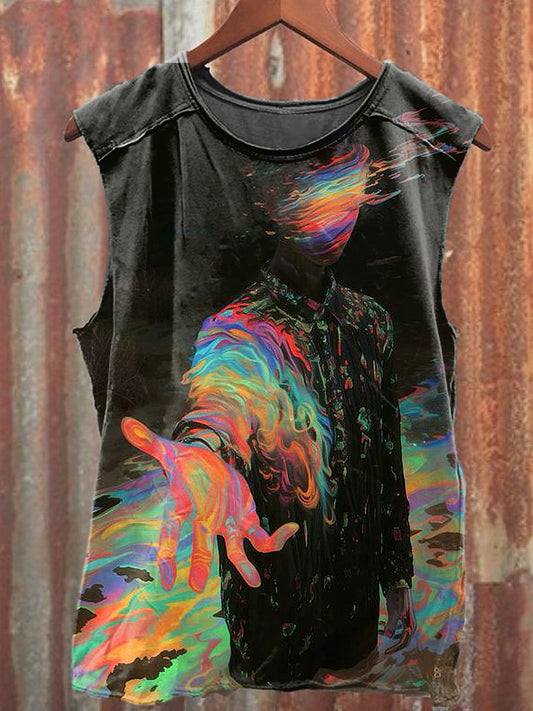 Men's Casual Printed Tank Top