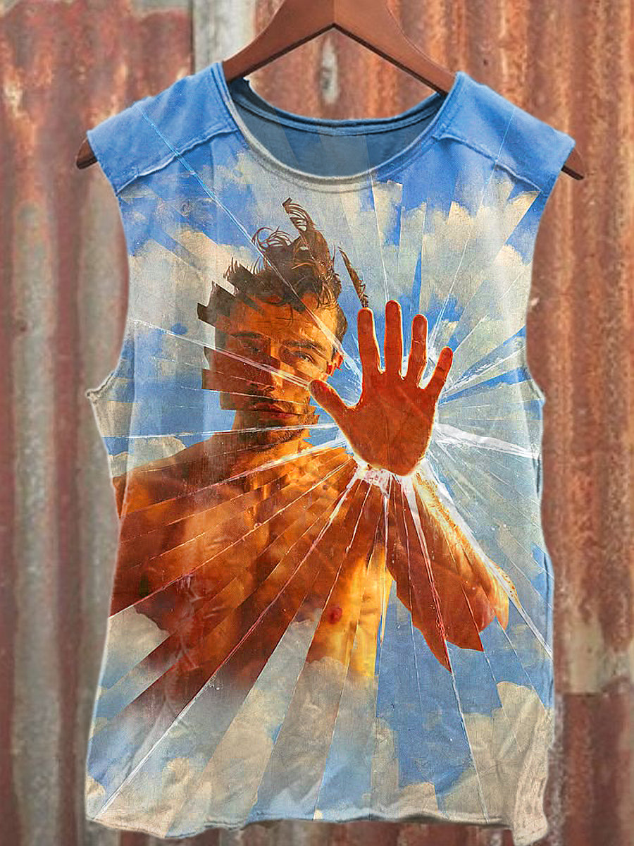 Men's Casual Printed Tank Top