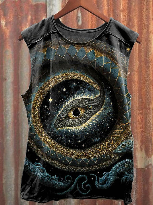 Men's Casual Printed Tank Top