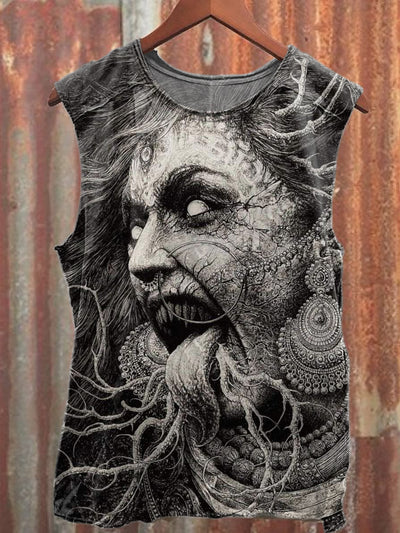 Gorgeous Graffiti Illustration Art Print Casual Tank Top