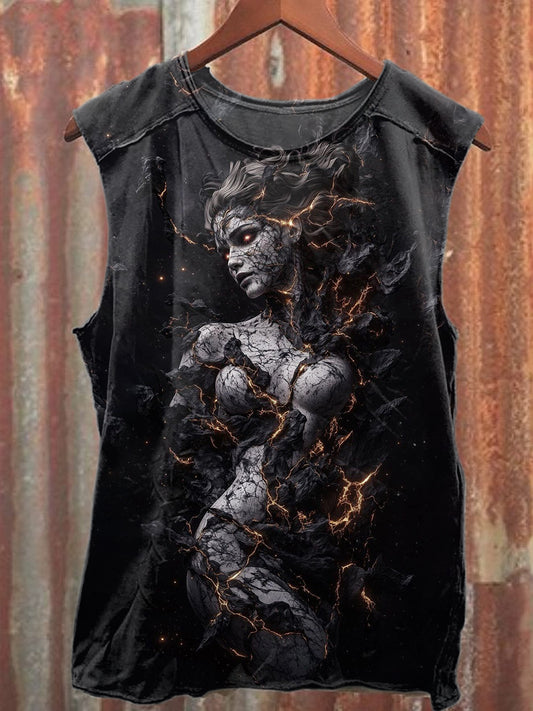Gorgeous Sculptural Art Print Leisure Tank Top