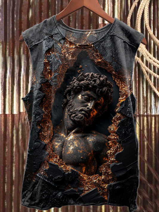 Gorgeous Sculptural Art Print Leisure Tank Top