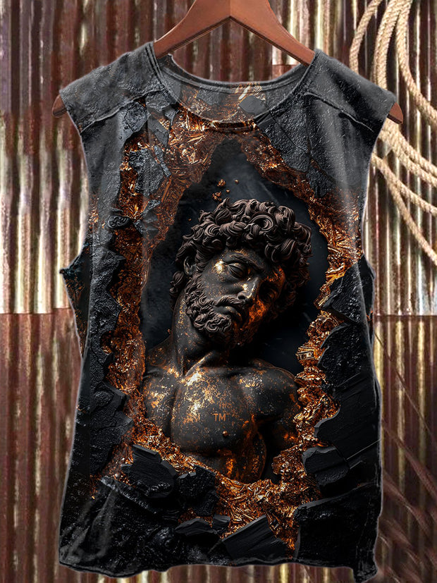 Gorgeous Sculptural Art Print Leisure Tank Top