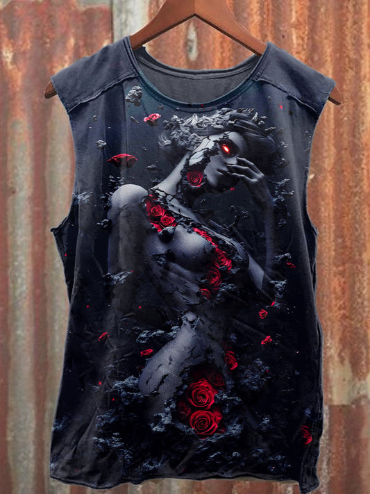 Gorgeous Sculptural Art Print Leisure Tank Top