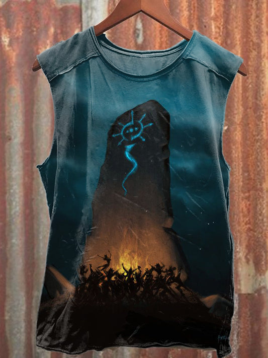Vintage Sabbath Art Print Casual T-Shirt