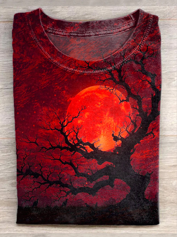 Gorgeous Landscape Art Print Casual Short Sleeve T-Shirt