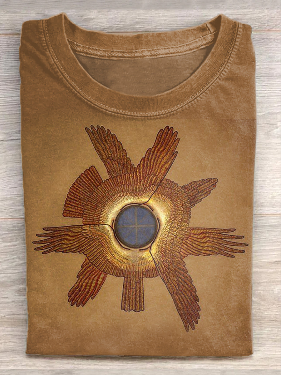 Vintage Seraph Art Print Casual T-Shirt