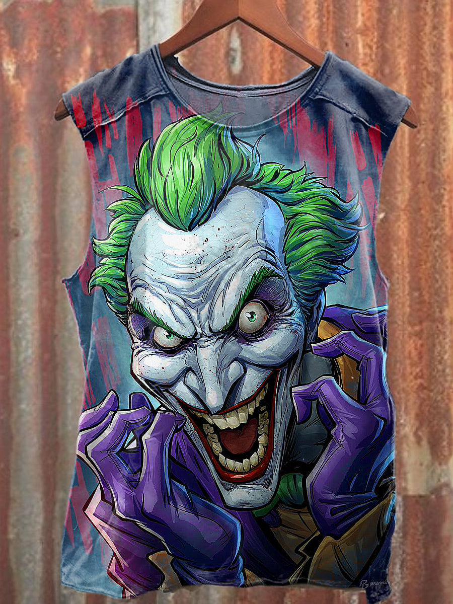 Men's Casual Joker Printed Tank Top