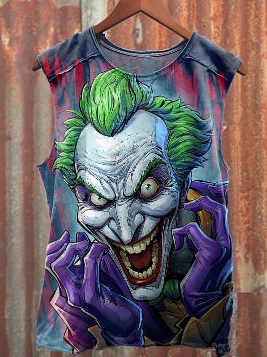 Men's Casual Joker Printed Tank Top