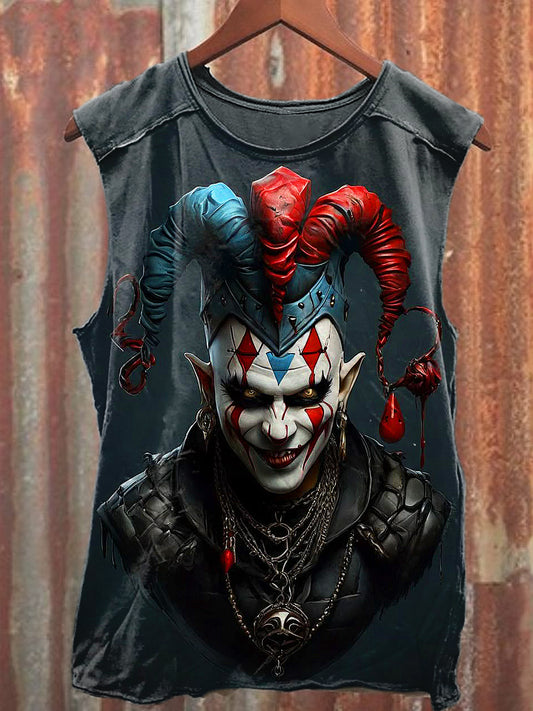 Men's Casual Joker Printed Tank Top