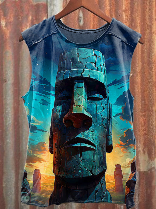 Men's Casual Printed Tank Top