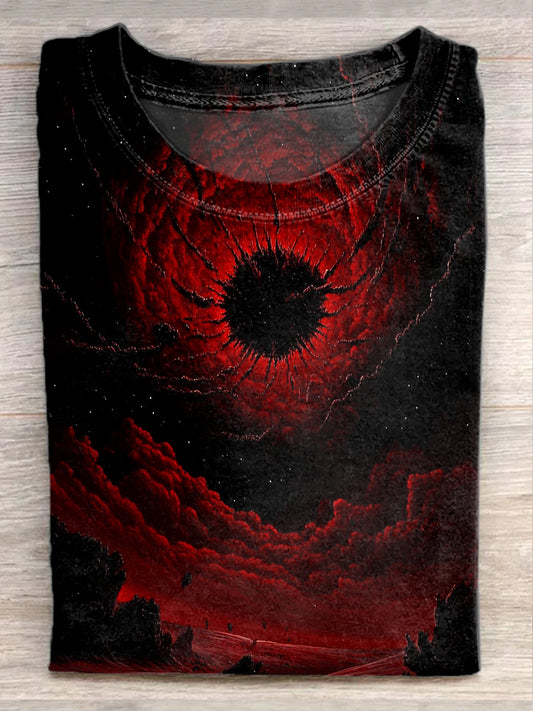 Gorgeous Landscape Art Print Casual Short Sleeve T-Shirt