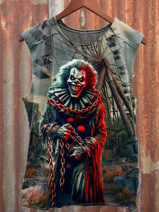 Men's Casual Joker Printed Tank Top