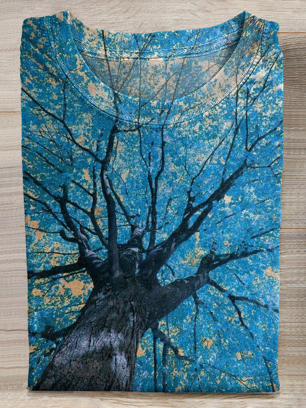 Gorgeous Landscape Art Print Casual Short Sleeve T-Shirt