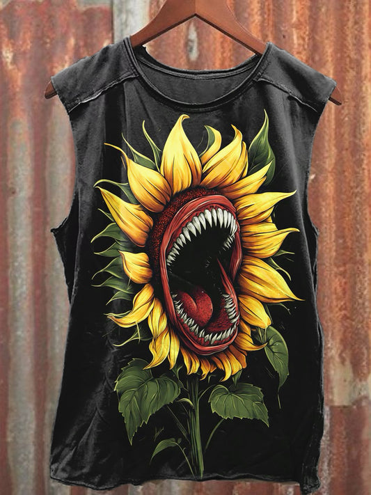 Men's Casual Chomper Printed Tank Top