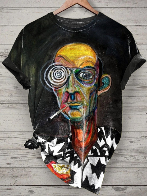 Men's Casual Abstract Printed Tank Top