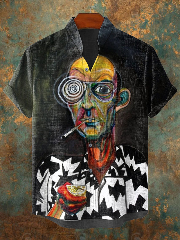 Men's Casual Abstract Printed Tank Top
