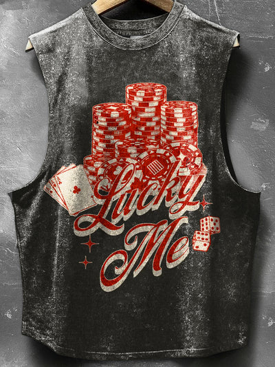 Gorgeous Illustration Printed Casual Loose Tank Top